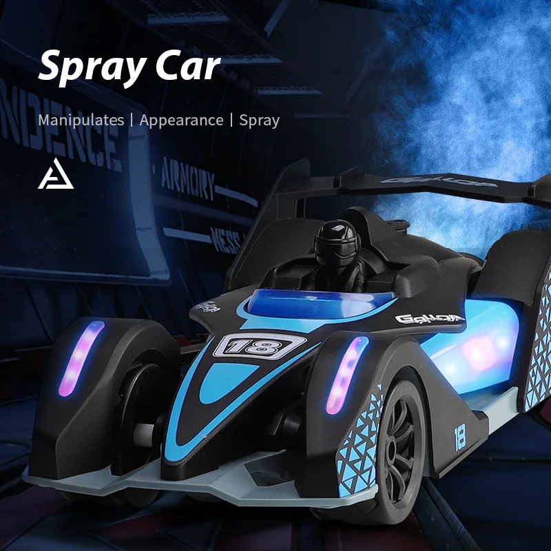 1:12 F1 Spray Drift Racing lights High speed Music 2.4g remote control car Children's electric toy car
1:12 F1 Spray Drift Racing lights High speed Music 2.4g remote control car Children's electric toy car
