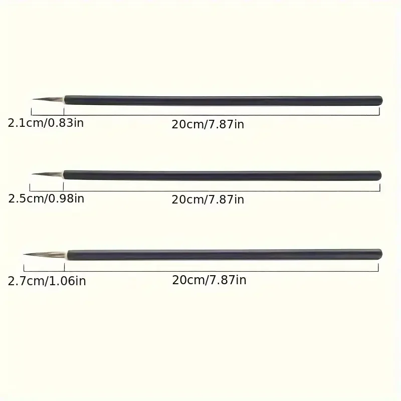 6pcs/lot Chinese Calligraphy Brush ceramics Hook Line Fine Paint Brush Pen Weasel Mouse Whisker Stone Badger Hair Paint Brush
6pcs/lot Chinese Calligraphy Brush ceramics Hook Line Fine Paint Brush Pen Weasel Mouse Whisker Stone Badger Hair Paint Brush