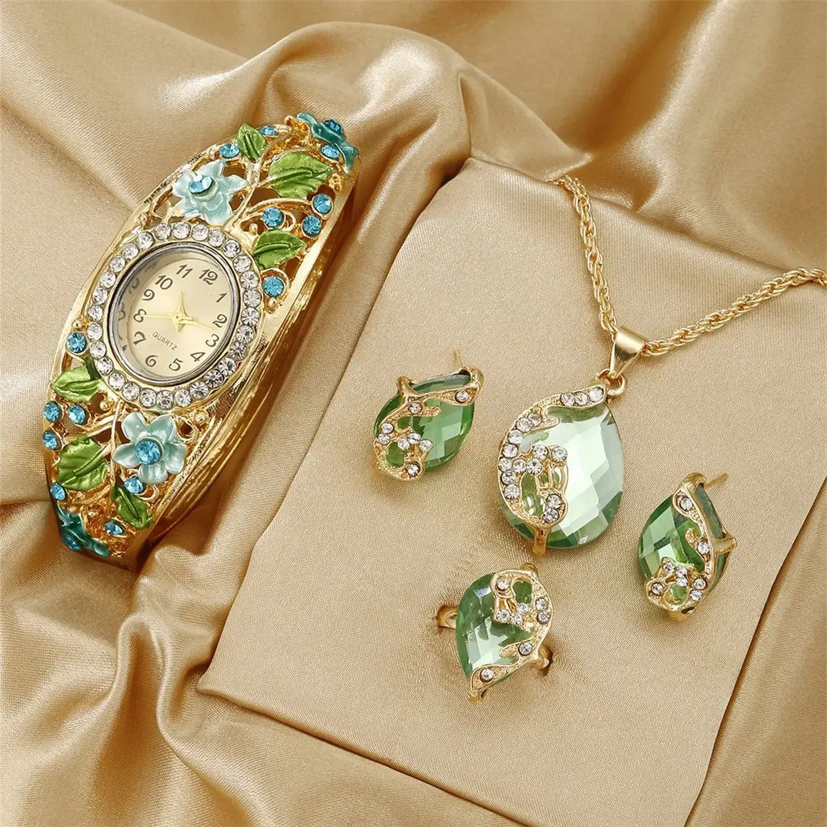 New Luxury Watches Rhinestone Women Fashion Elegant Wristwatch Female Quartz Watch For Girl Ladies Jewelry Set Relogio Feminino
New Luxury Watches Rhinestone Women Fashion Elegant Wristwatch Female Quartz Watch For Girl Ladies Jewelry Set Relogio Feminino