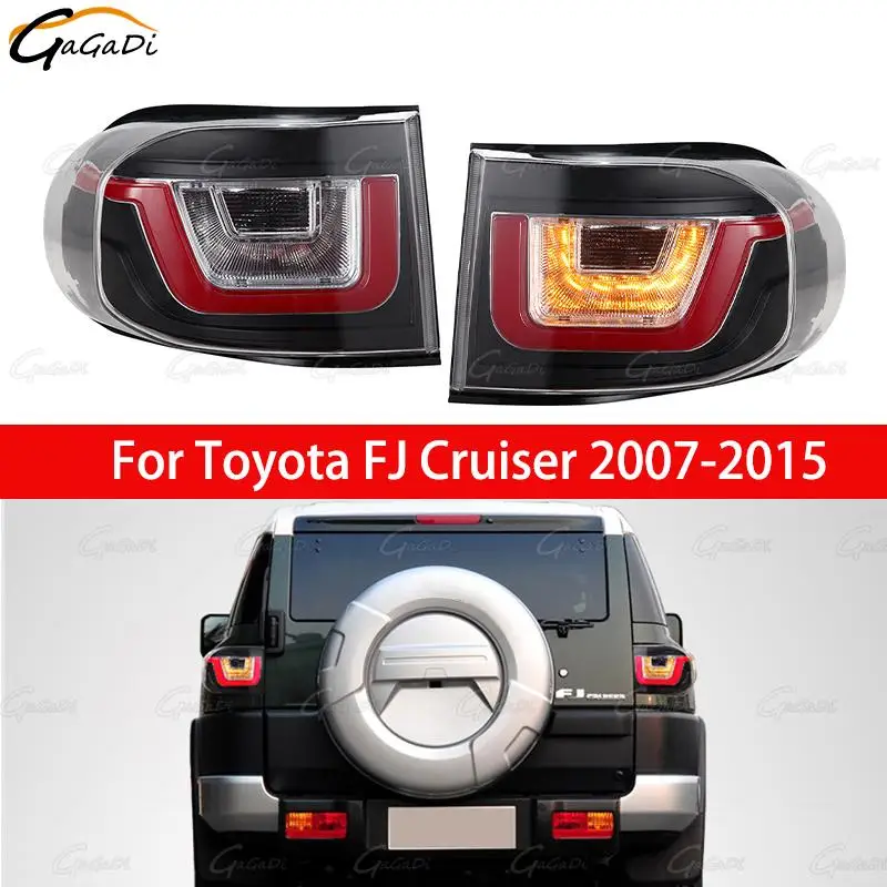 GaGaDi для Toyota FJ Cruiser 2007-2015 ремонт задний фонарь задний стоп-сигнал светодиодный задний фонарь в сборе потоковый поворотный фонарь автомобиля
GaGaDi для Toyota FJ Cruiser 2007-2015 ремонт задний фонарь задний стоп-сигнал светодиодный задний фонарь в сборе потоковый поворотный фонарь автомобиля
