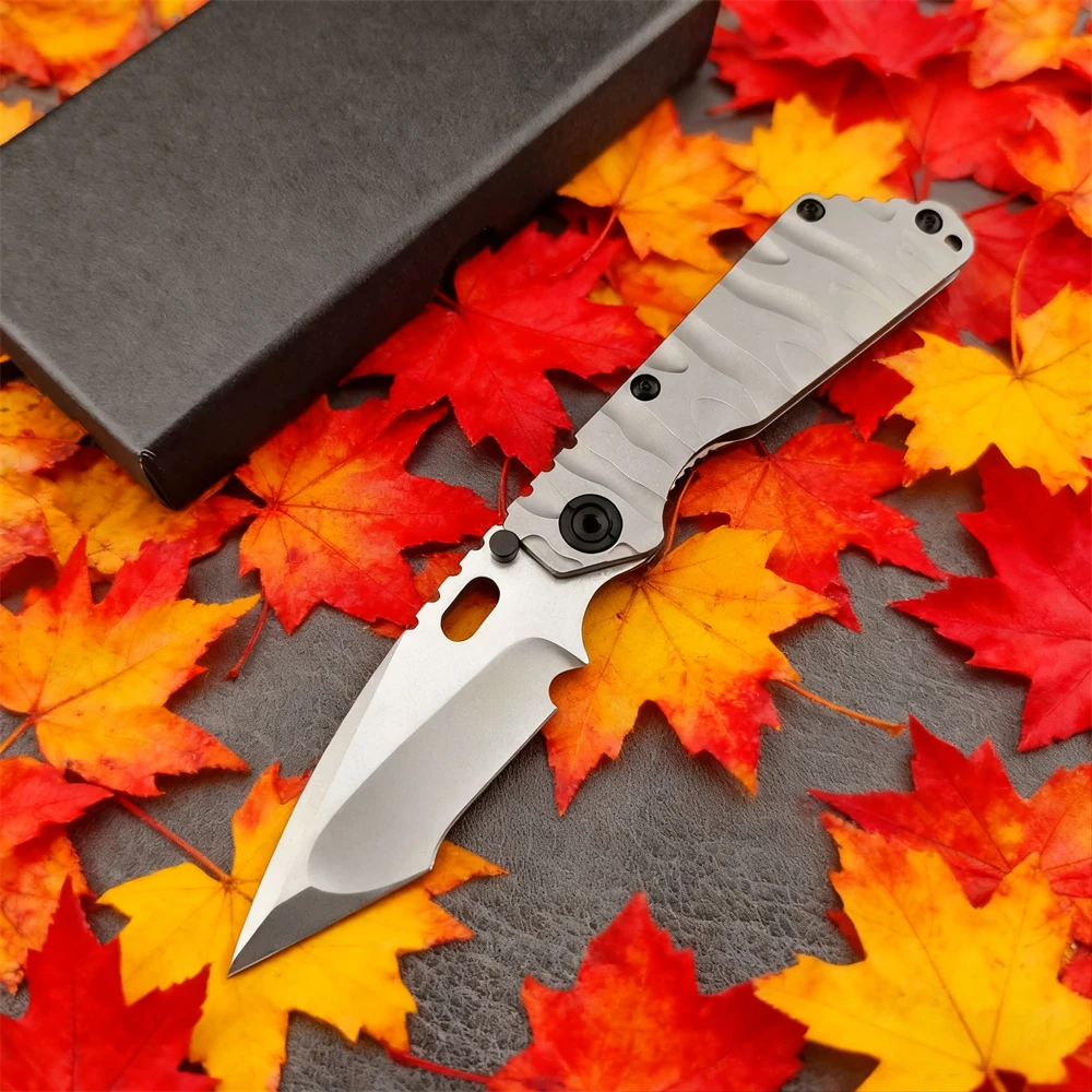 Titanium folding knife TC4 Titanium handle folding knife Outdoor survival jungle camping High hardness durable EDC folding knife
Titanium folding knife TC4 Titanium handle folding knife Outdoor survival jungle camping High hardness durable EDC folding knife