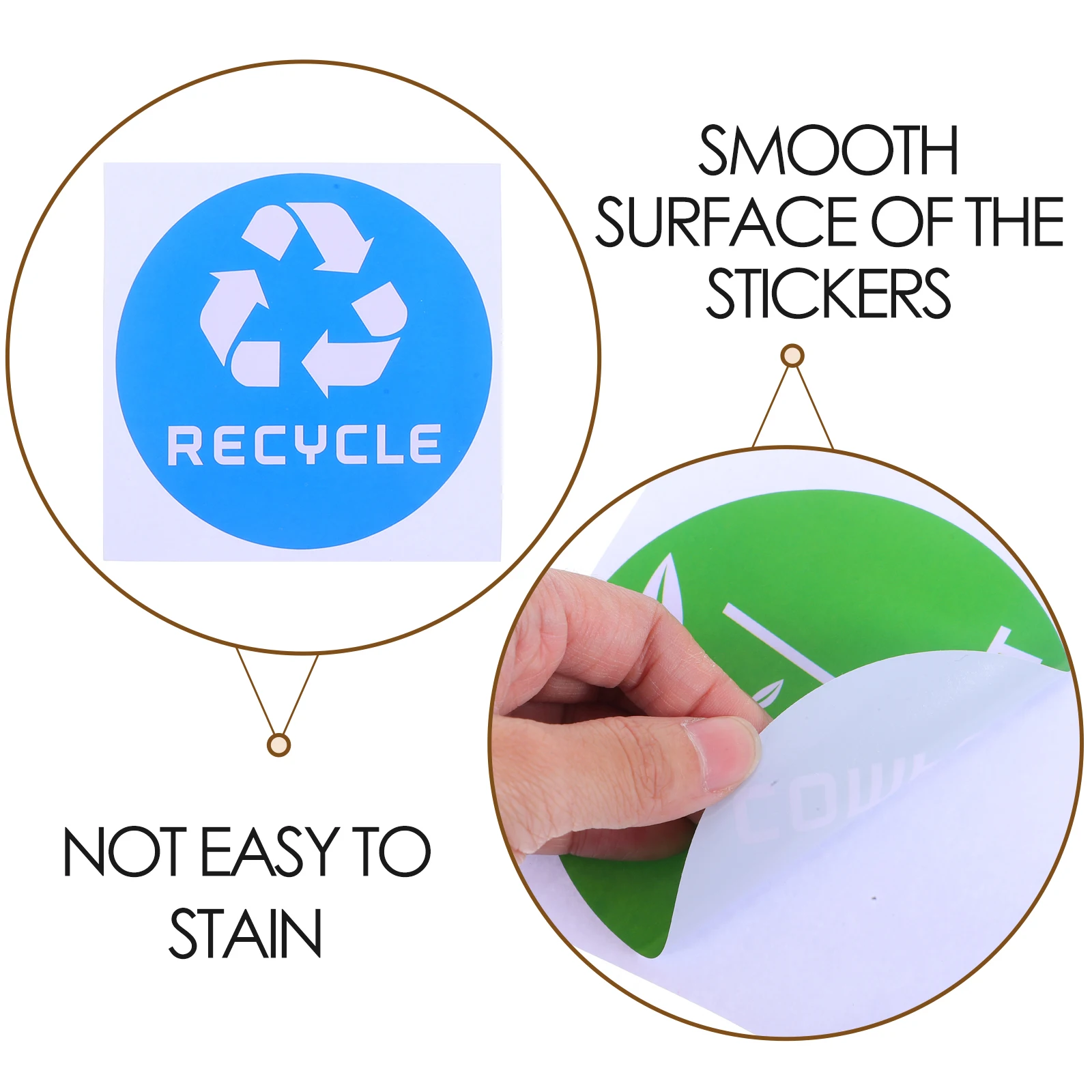 12pcs Recycling Stickers Trash Can Labels PVC Self Adhesive Waste Sorting Symbols Yard Garbage Bins Classification Vinyl
12pcs Recycling Stickers Trash Can Labels PVC Self Adhesive Waste Sorting Symbols Yard Garbage Bins Classification Vinyl
