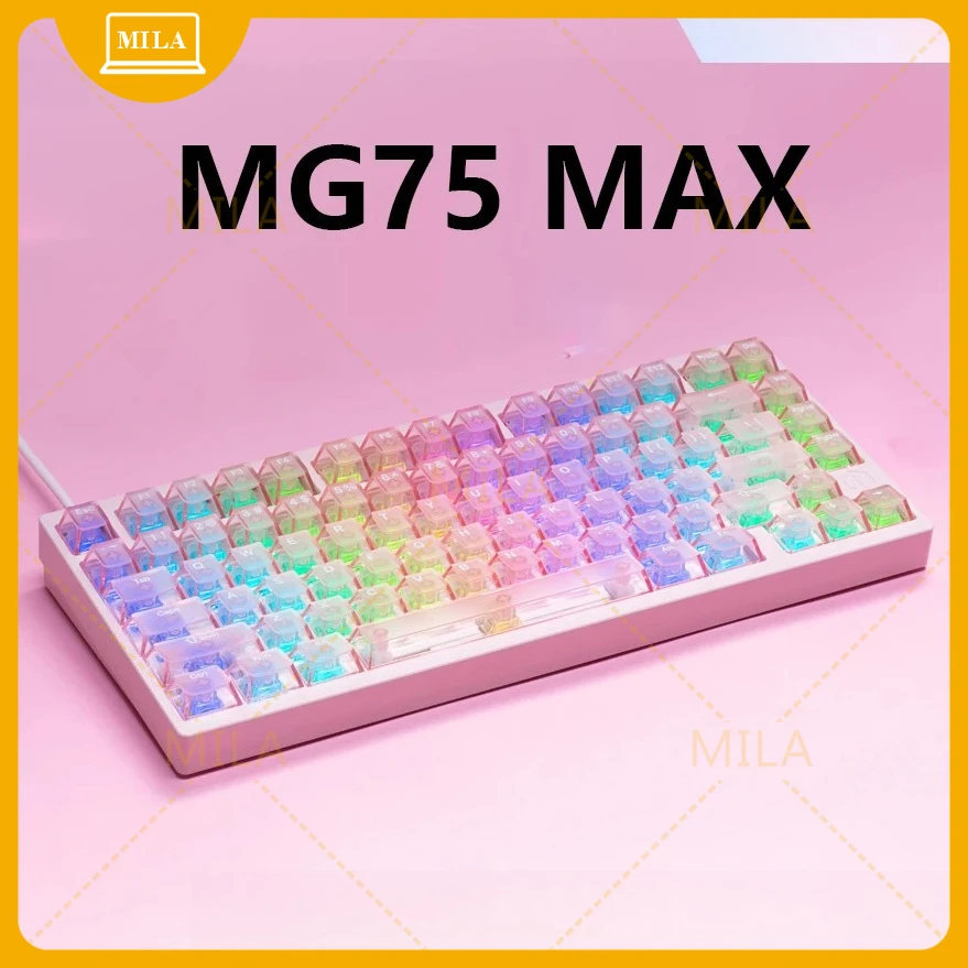 For IROK MG75 PRO/MAX Mechanical Keyboard Magnetic Switch Rgb Hot Swap Aluminum Rt0.005 Custom PC Gifts