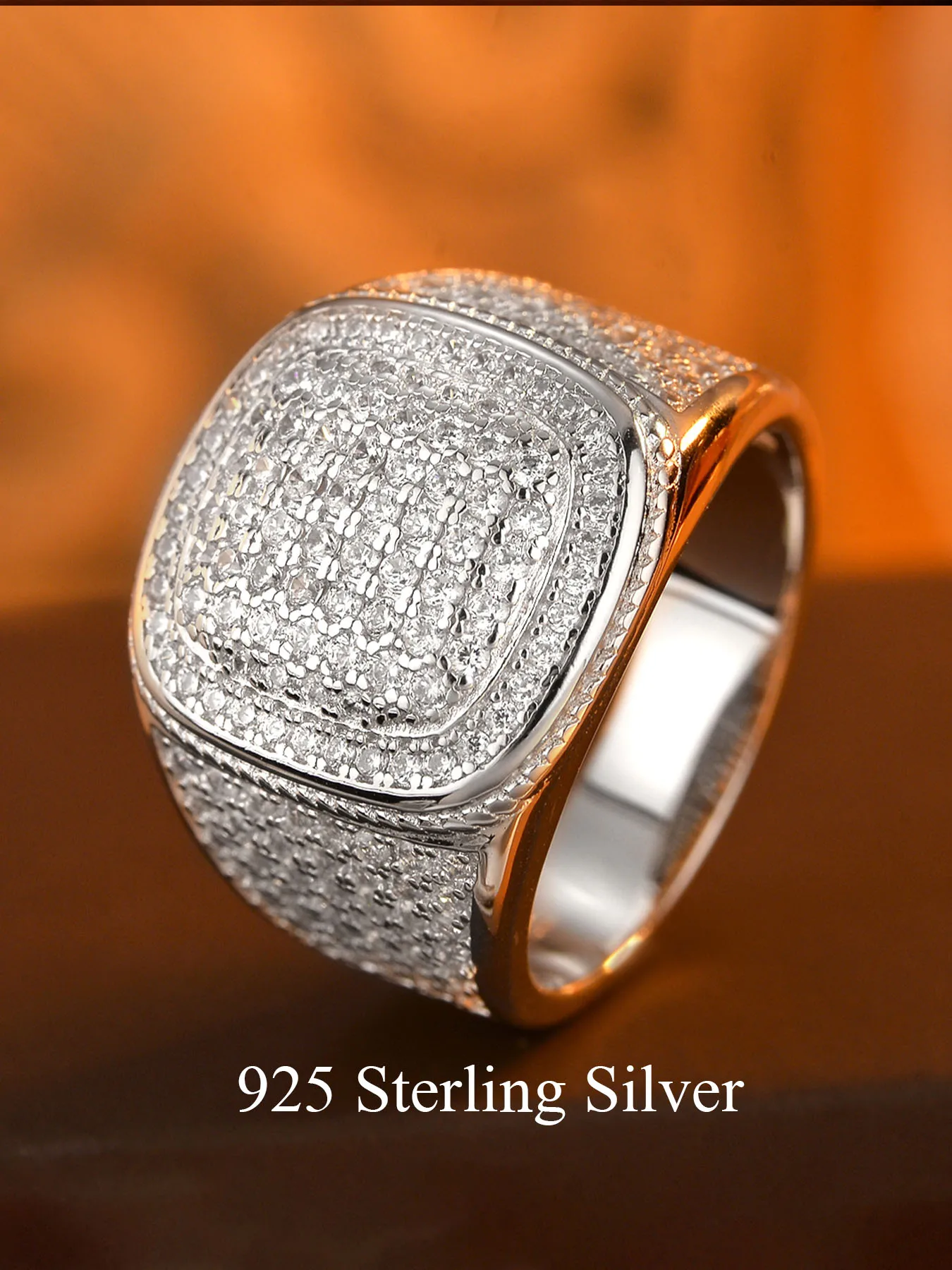 rling Silver Lady's Wide Face Ring, Luxurious And Fashionable,Layered Princess Square Design, Fully Set With 5A Zirconia,
rling Silver Lady's Wide Face Ring, Luxurious And Fashionable,Layered Princess Square Design, Fully Set With 5A Zirconia,