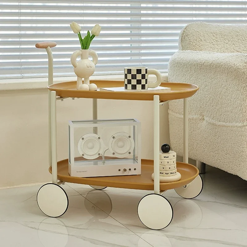 Living Room Sofa Side Table, Nordic Storage Trolley, Creative Double Layer Tea Table, Multifunctional Furniture,Home Accessories
Living Room Sofa Side Table, Nordic Storage Trolley, Creative Double Layer Tea Table, Multifunctional Furniture,Home Accessories