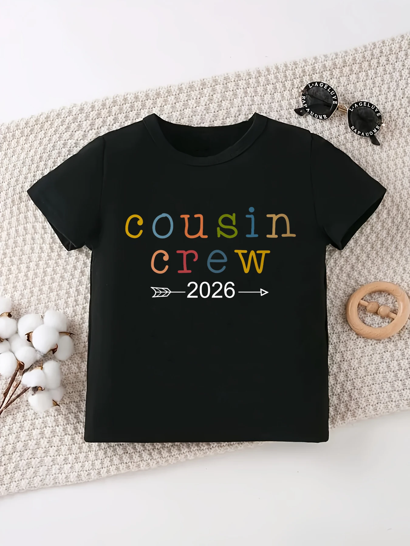 Retro Cousin Crew 2026 Printed T Shirt Boys Funny Kids Clothes Summer Short Sleeve T-Shirt Toddler T-Shirt
Retro Cousin Crew 2026 Printed T Shirt Boys Funny Kids Clothes Summer Short Sleeve T-Shirt Toddler T-Shirt