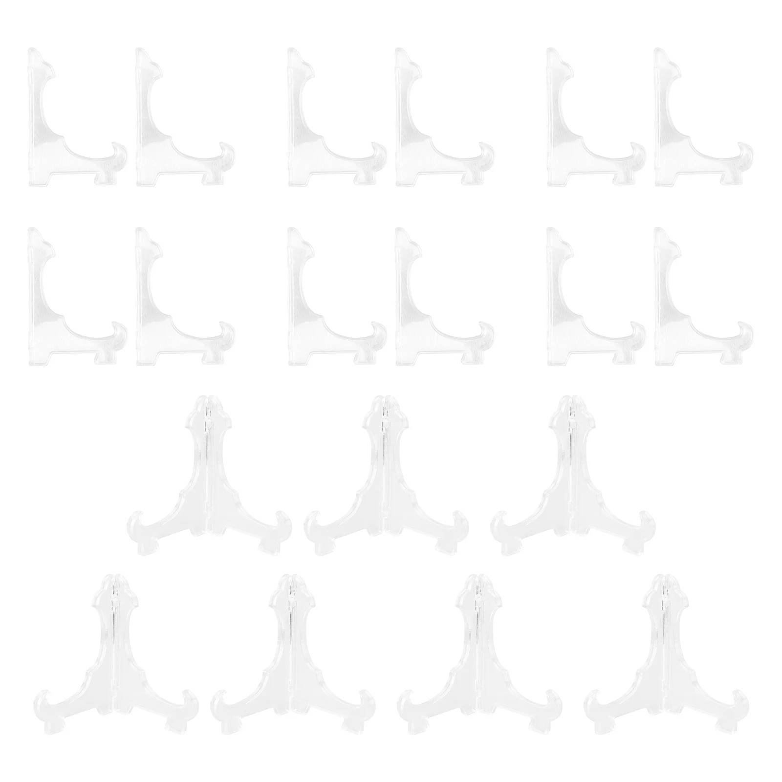 12 Pcs Triangular Folding Bracket Multipurpose Display Storage Shelving Desktop Foldable Commodity Plastic
12 Pcs Triangular Folding Bracket Multipurpose Display Storage Shelving Desktop Foldable Commodity Plastic