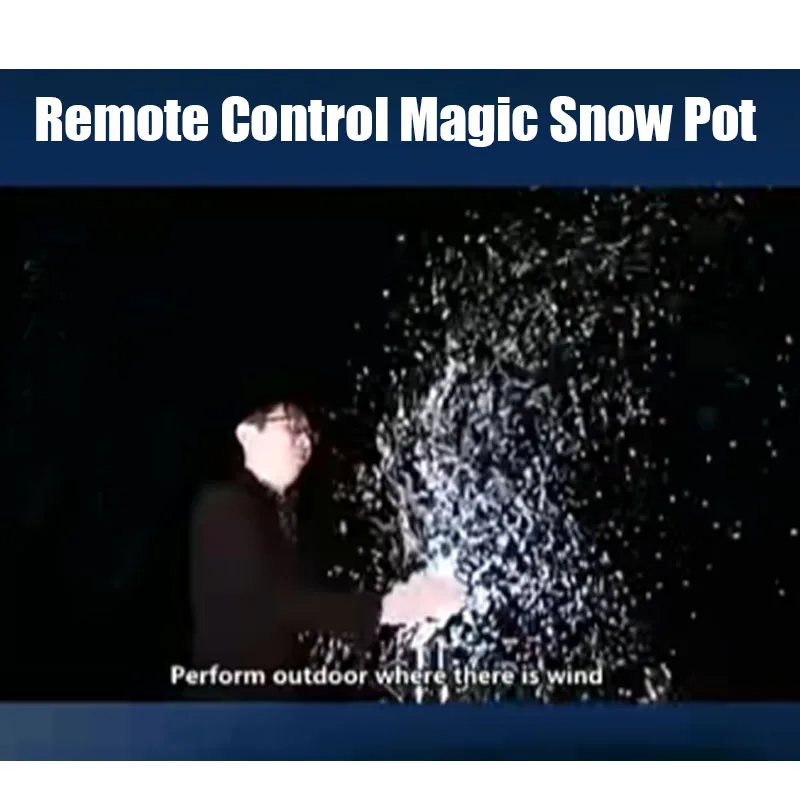 Remote Control Magic Snow Pot Powerful Wind Force Rechargeable Blizzard Machine with Water Pouring Function for Stage Magic Prop
Remote Control Magic Snow Pot Powerful Wind Force Rechargeable Blizzard Machine with Water Pouring Function for Stage Magic Prop