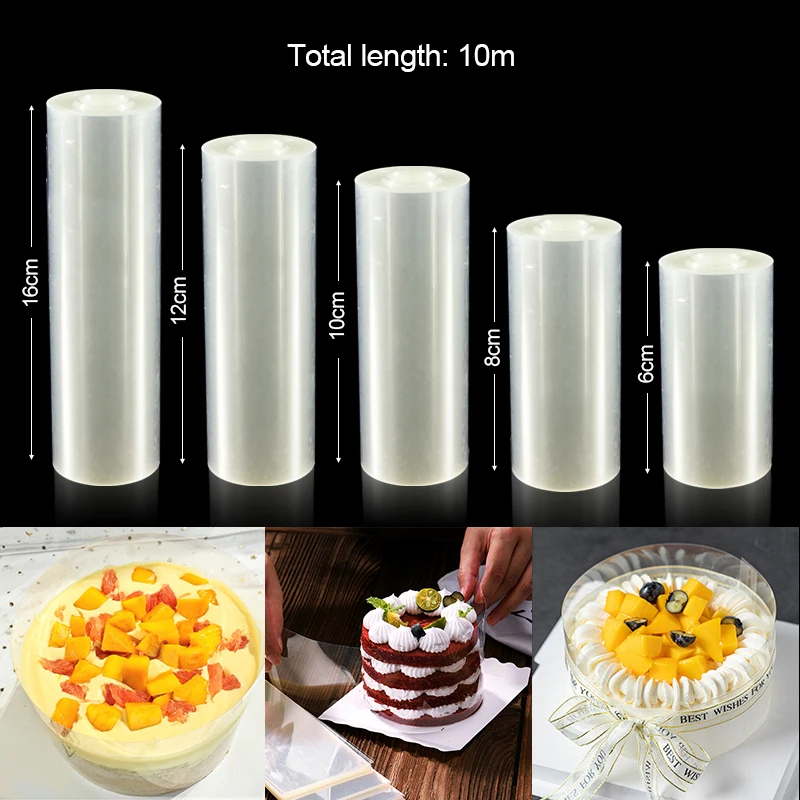 Kitchen Bakeware Acetate Film For Cake Decor Transparent Cake Surround Film Mousse Cake Sheets Surrounding Edge DIY Cake Collar 
Kitchen Bakeware Acetate Film For Cake Decor Transparent Cake Surround Film Mousse Cake Sheets Surrounding Edge DIY Cake Collar