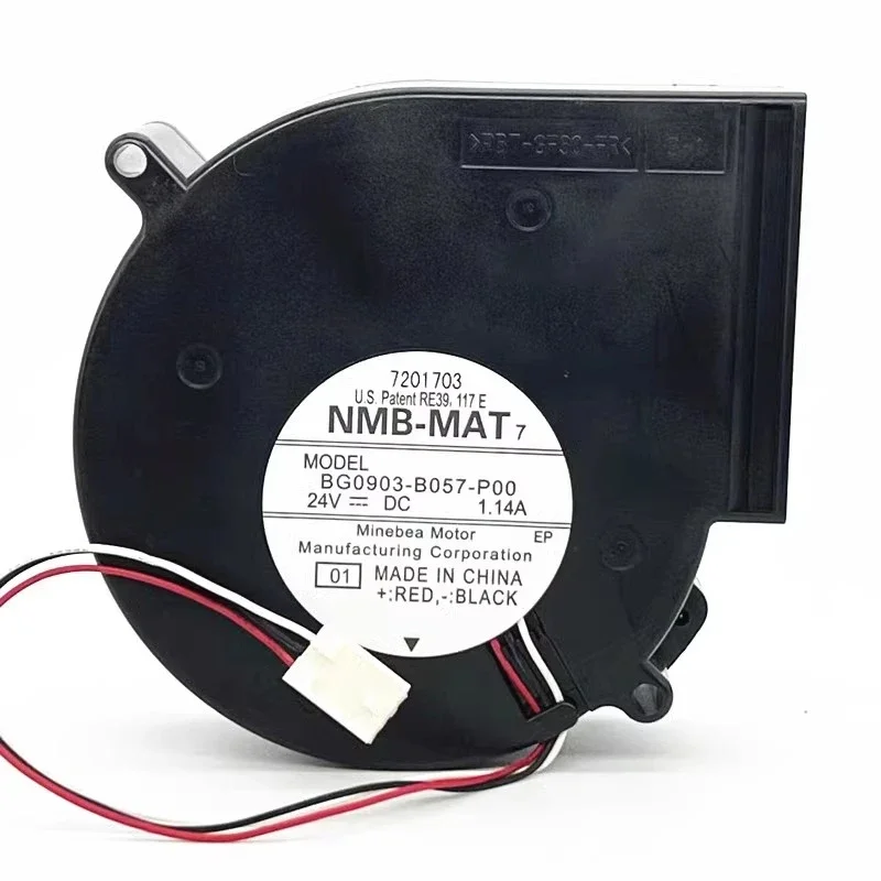 NMB BG0903-B057-P00 24V 1.14A 9733 is suitable for inverter fan centrifugal scroll blower
NMB BG0903-B057-P00 24V 1.14A 9733 is suitable for inverter fan centrifugal scroll blower