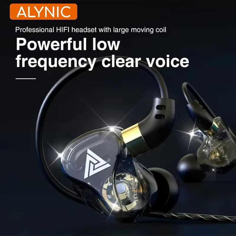 Проводные Hi-Fi наушники Alynic с медным драйвером, спортивные наушники с басами, стереогарнитура с шумоподавлением, наушники-вкладыши 3,5 мм с микрофоном
Проводные Hi-Fi наушники Alynic с медным драйвером, спортивные наушники с басами, стереогарнитура с шумоподавлением, наушники-вкладыши 3,5 мм с микрофоном