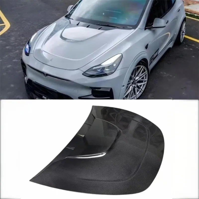 Для Tesla Model Y 2021, комплект крышек капота двигателя ReaI из сухого углеродного волокна
Для Tesla Model Y 2021, комплект крышек капота двигателя ReaI из сухого углеродного волокна