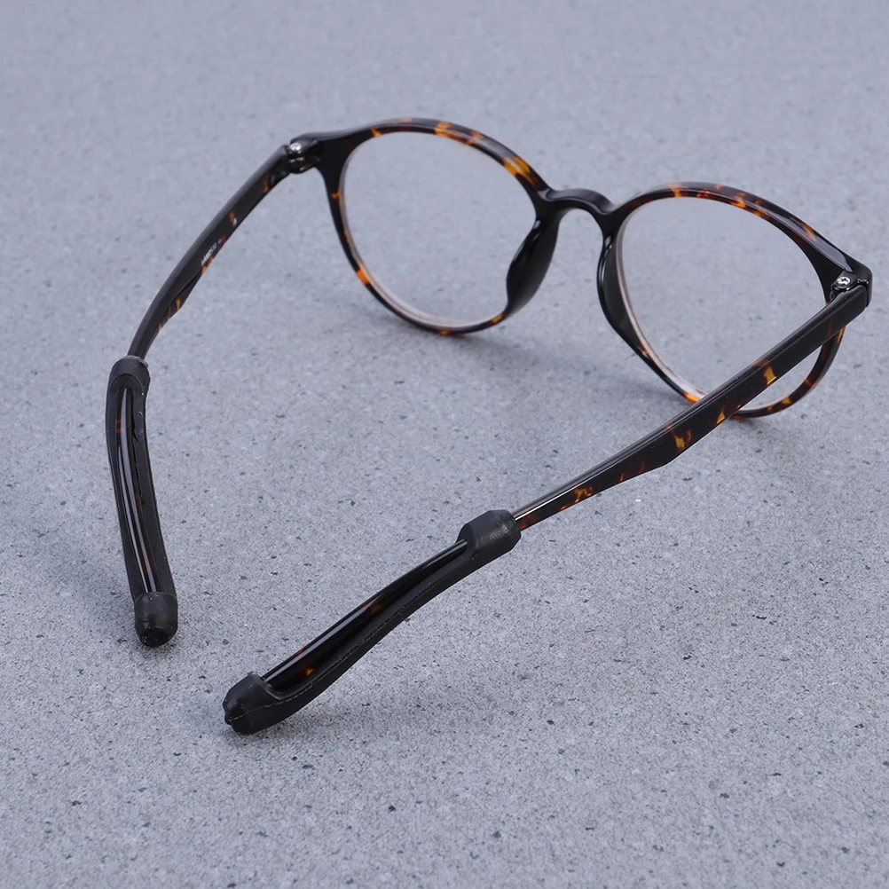 4 Pcs Eye Glasses Anti-slip Leg Foot Cover Silicone Sleeves The Cross Ear Hooks Black Miss
4 Pcs Eye Glasses Anti-slip Leg Foot Cover Silicone Sleeves The Cross Ear Hooks Black Miss