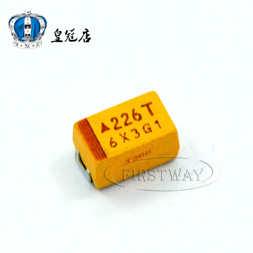 100 шт./лот SMD Танталовый конденсатор 226T 22 мкФ 50V E 7343H 2917 желтые полярные Танталовые Конденсаторы
100 шт./лот SMD Танталовый конденсатор 226T 22 мкФ 50V E 7343H 2917 желтые полярные Танталовые Конденсаторы