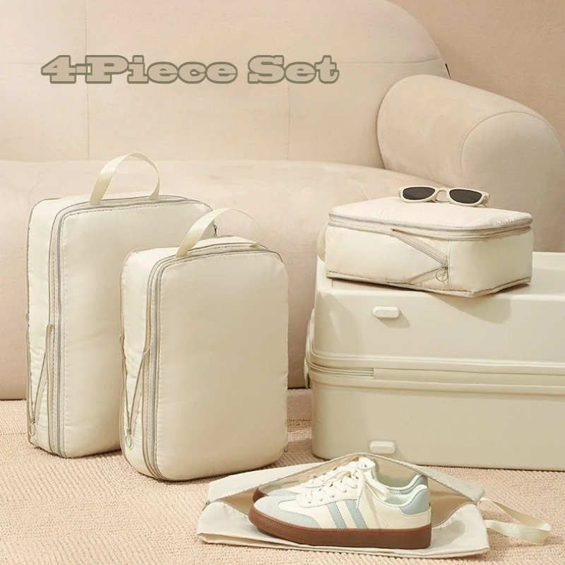 4Pcs Waterproof Travel Storage Pouches Large Capacity Portable Luggage Organizer Bags For Business Trip Travel Clothes
4Pcs Waterproof Travel Storage Pouches Large Capacity Portable Luggage Organizer Bags For Business Trip Travel Clothes