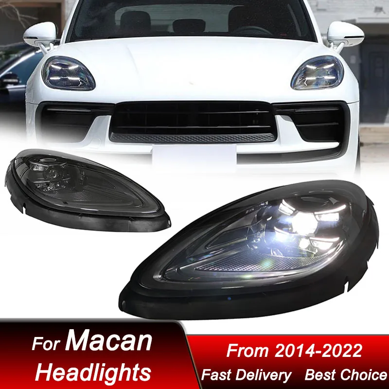Pop Car Style Headlights For Porsche Macan 2014-2022 To Matrix Style Full LED Auto Headlamp Assembly Projector Lens Accessories
Pop Car Style Headlights For Porsche Macan 2014-2022 To Matrix Style Full LED Auto Headlamp Assembly Projector Lens Accessories