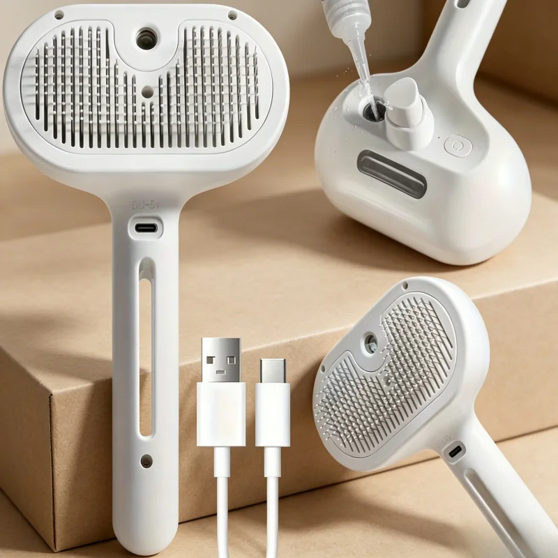 Pet Spray Hair Comb Water Mist Humidifier Cat Dog Grooming Brush Pet Hair Remover Dematting Comb Cleaning Dog Accessories Tools
Pet Spray Hair Comb Water Mist Humidifier Cat Dog Grooming Brush Pet Hair Remover Dematting Comb Cleaning Dog Accessories Tools