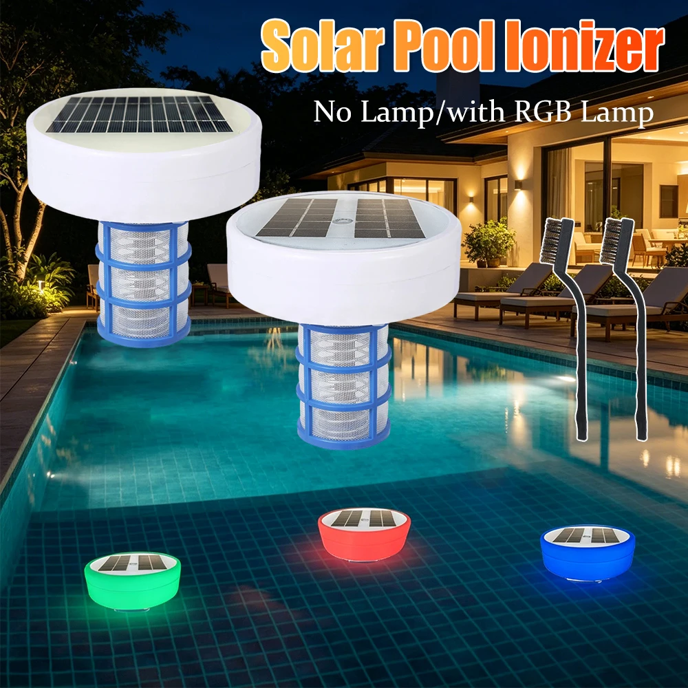 Copper Ionization Algae Chlorine-Free Sun Shock & Water Purifier Auto Switch Solar Copper Pool Ionizer Pool Cleaning Tools
Copper Ionization Algae Chlorine-Free Sun Shock & Water Purifier Auto Switch Solar Copper Pool Ionizer Pool Cleaning Tools