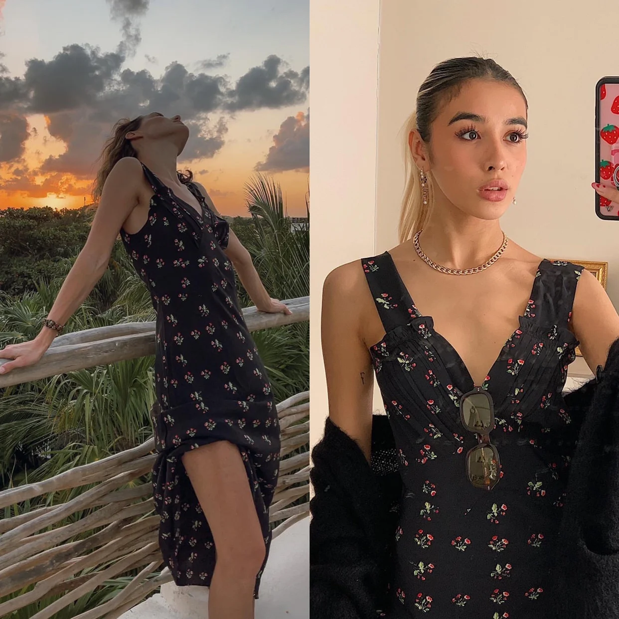 Sexy Women 100% Silk Floral Print Midi Dresses Ladies High Waist V-neck Sleeveless Slim Tank Medium Long A Line Dress For Female
Sexy Women 100% Silk Floral Print Midi Dresses Ladies High Waist V-neck Sleeveless Slim Tank Medium Long A Line Dress For Female
