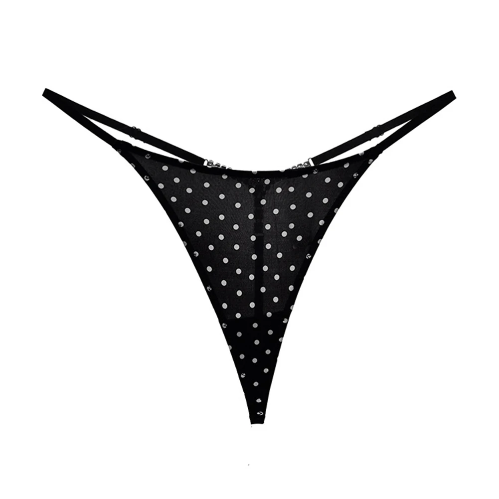 Women Sexy High Cut Thong Panties Spaghetti Straps Rhinestone Adjustable Waist G-String Underpants Breathable Seamless Lingerie
Women Sexy High Cut Thong Panties Spaghetti Straps Rhinestone Adjustable Waist G-String Underpants Breathable Seamless Lingerie