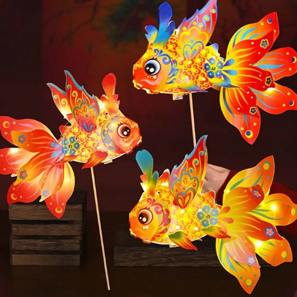 Fish-Shaped Mid-Autumn Festival Fish Lantern With Led Light Handmade Handheld Fish Lantern Good Luck
Fish-Shaped Mid-Autumn Festival Fish Lantern With Led Light Handmade Handheld Fish Lantern Good Luck
