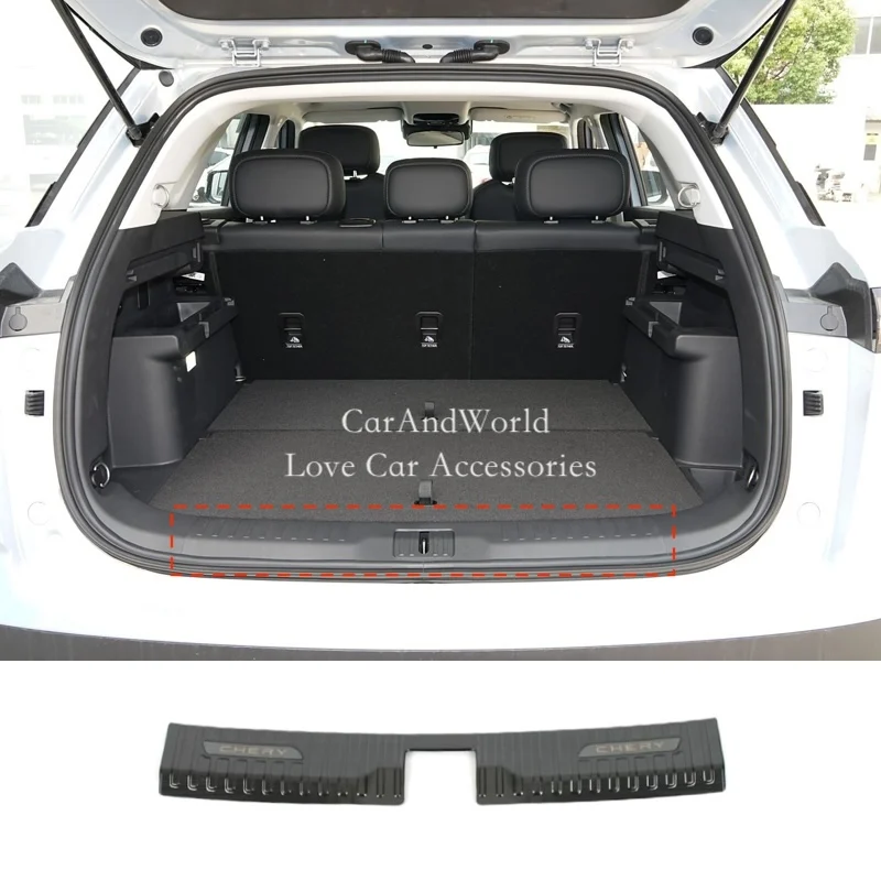 For Chery JAECOO J7 2023-2025 Tail Door Sill Gate Scuff Plate Cover Rear Trunk Pedal Protective Trims Stainless Car Accessories
For Chery JAECOO J7 2023-2025 Tail Door Sill Gate Scuff Plate Cover Rear Trunk Pedal Protective Trims Stainless Car Accessories