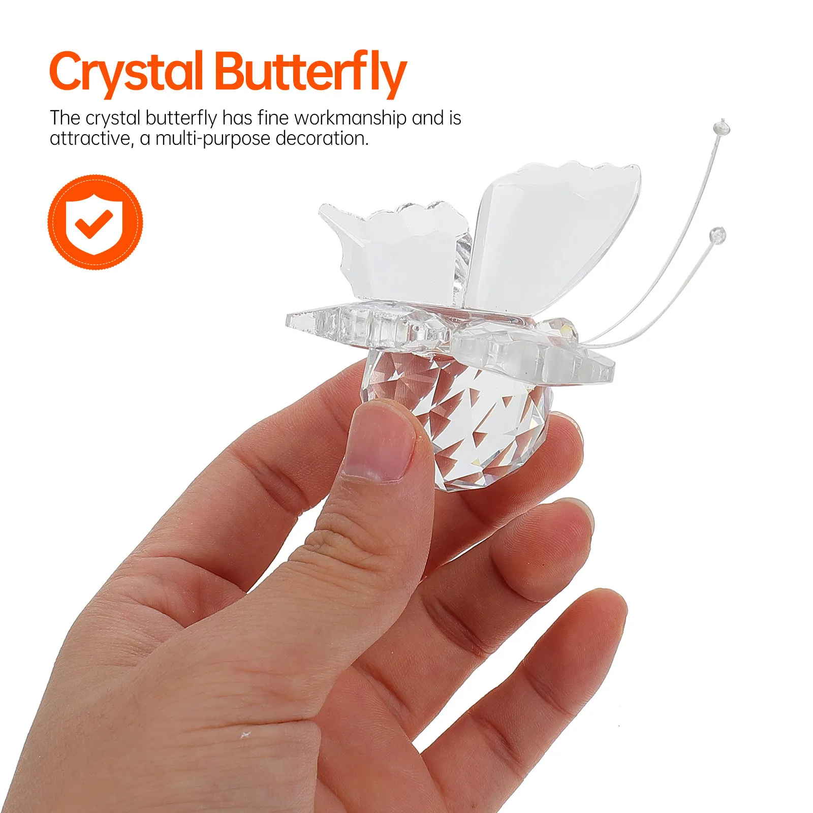 1Pcs Crystal Butterfly Decor Clear Sculptured Ornament for Home Balcony Car Office Desktop Romantic Party Supply Tabletop
1Pcs Crystal Butterfly Decor Clear Sculptured Ornament for Home Balcony Car Office Desktop Romantic Party Supply Tabletop