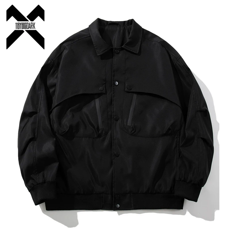 2025 New Men's Black Jacket Windbreaker Casual Tactical Cargo Coat Streetwear Loose Baseball Jacket
2025 New Men's Black Jacket Windbreaker Casual Tactical Cargo Coat Streetwear Loose Baseball Jacket