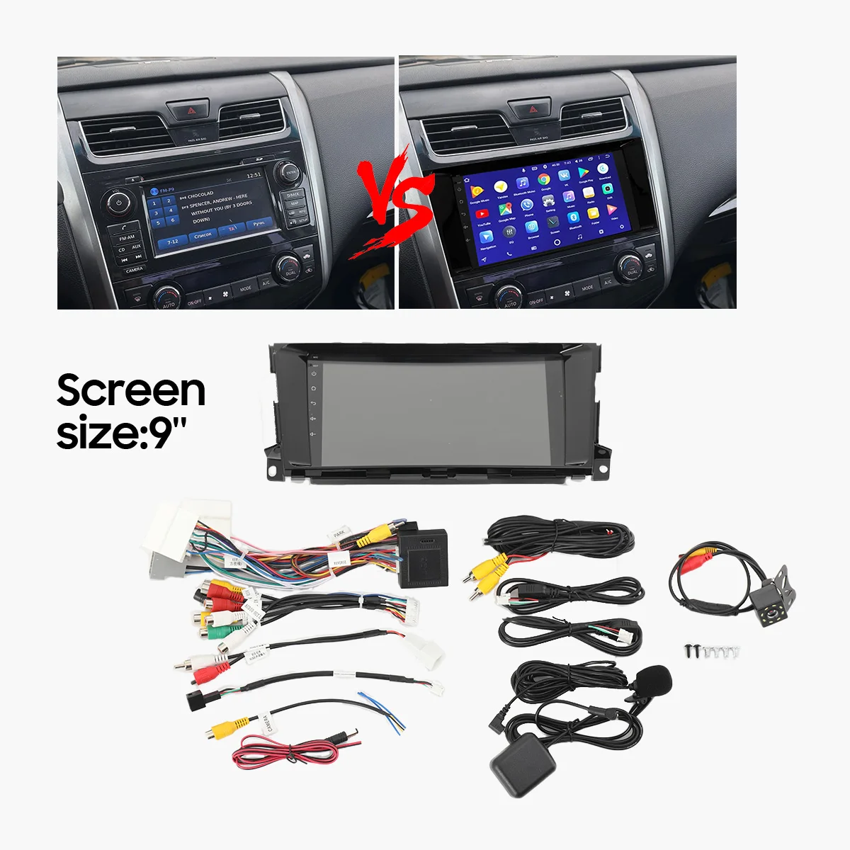 Android 13.0 Car Radio CarPlay GPS Navigation WiFi Bluetooth Car Multimedia Player For 15-2017 Nissan Altima
Android 13.0 Car Radio CarPlay GPS Navigation WiFi Bluetooth Car Multimedia Player For 15-2017 Nissan Altima