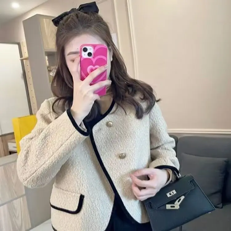 2024 Women Autumn Winter New Casual O-neck Jacket Female Single Breasted Elegant Coat Ladies Long Sleeve Solid Outwear R707
2024 Women Autumn Winter New Casual O-neck Jacket Female Single Breasted Elegant Coat Ladies Long Sleeve Solid Outwear R707