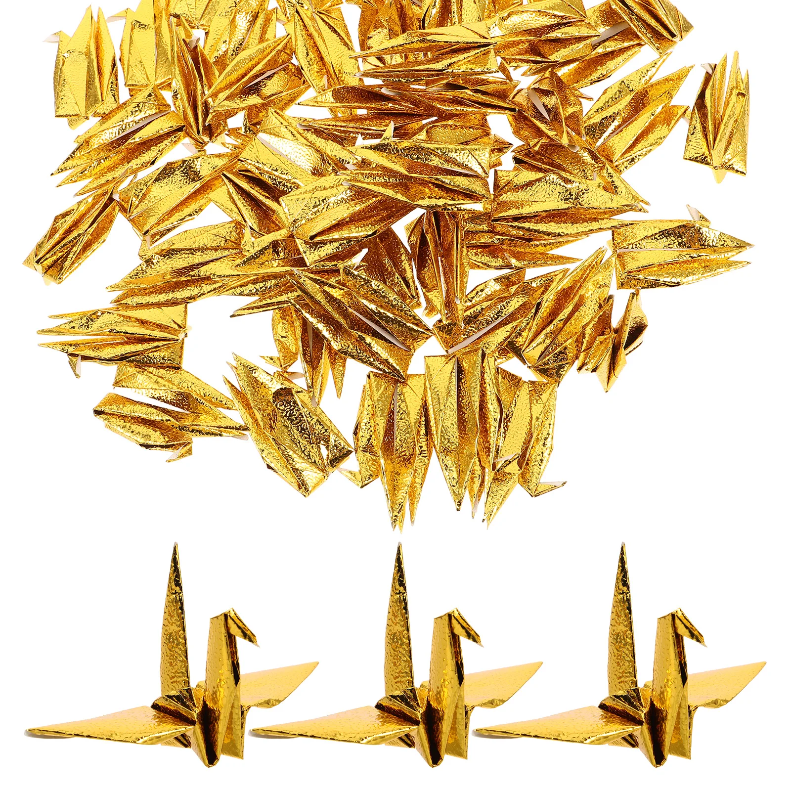 50pcs Origami Crane Paper Cranes Banner Diy Gold Origami Cranes Hanging Decoration For Baby Showers Room Wedding Backdrops
50pcs Origami Crane Paper Cranes Banner Diy Gold Origami Cranes Hanging Decoration For Baby Showers Room Wedding Backdrops