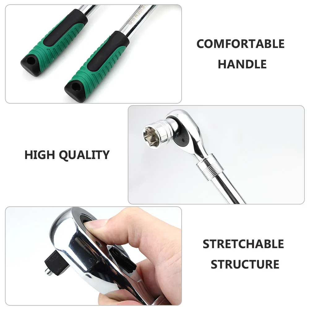 1pc Stretchable Wrench 72-Tooth Steel Ratchet Spanner Quick Release Wrench Comfortable Handle Ratchet Tool Hand Tool Accessory 
1pc Stretchable Wrench 72-Tooth Steel Ratchet Spanner Quick Release Wrench Comfortable Handle Ratchet Tool Hand Tool Accessory