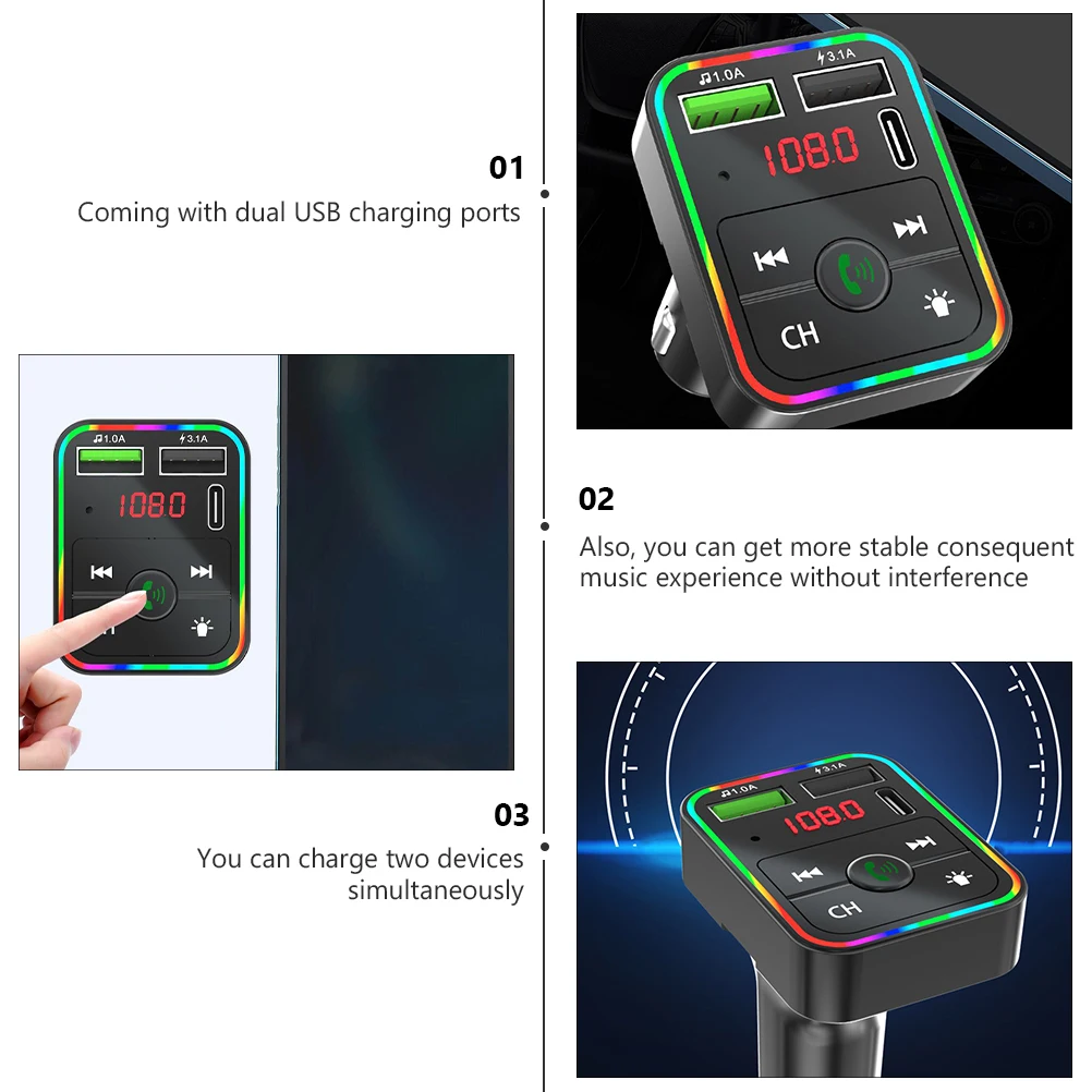 1pc Wireless Car Adapter Music Transmitter Dual Usb Ports Auto Pairing Compatible For Smartphonesmp3
1pc Wireless Car Adapter Music Transmitter Dual Usb Ports Auto Pairing Compatible For Smartphonesmp3