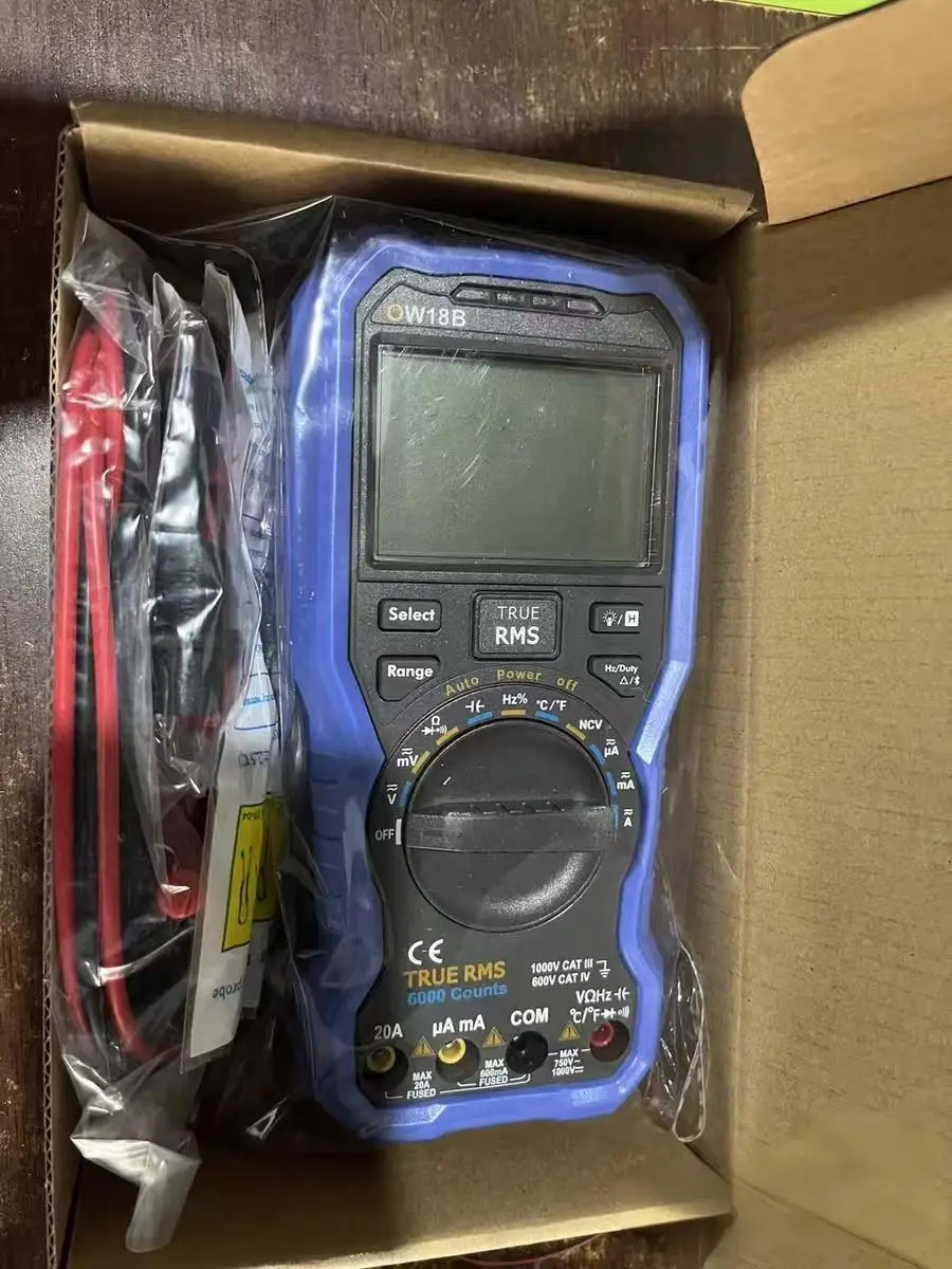 OWON Handheld Digital Multimeter OW18D 4 1/2 OW18E with Bluetooth Multimeter
OWON Handheld Digital Multimeter OW18D 4 1/2 OW18E with Bluetooth Multimeter