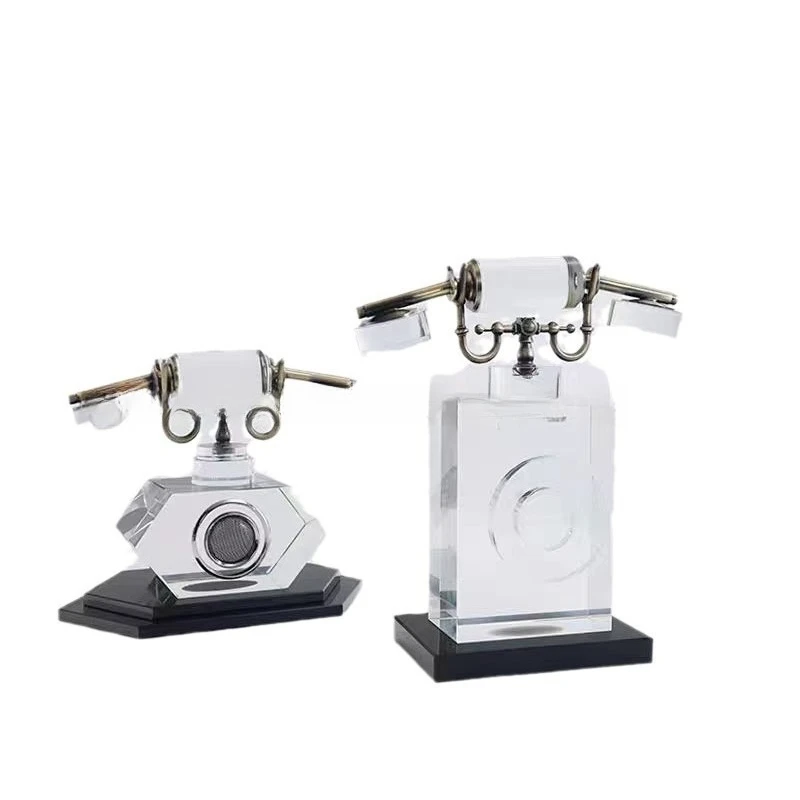 New Chinese retro crystal telephone ornament sample
New Chinese retro crystal telephone ornament sample