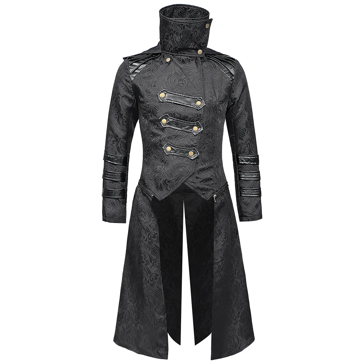 Retro Vintage Punk & Gothic Steampunk Coat Trench Coat Outerwear Vampire Nobleman Fancy Dress Men's Halloween Carnival
Retro Vintage Punk & Gothic Steampunk Coat Trench Coat Outerwear Vampire Nobleman Fancy Dress Men's Halloween Carnival