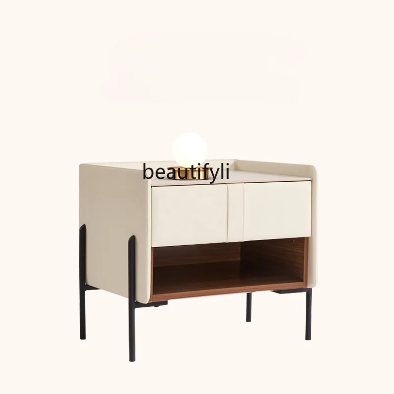 Modern French Simplicity Single-Drawer Partition Storage Bedroom Solid Wood Plate Bedside Table
Modern French Simplicity Single-Drawer Partition Storage Bedroom Solid Wood Plate Bedside Table