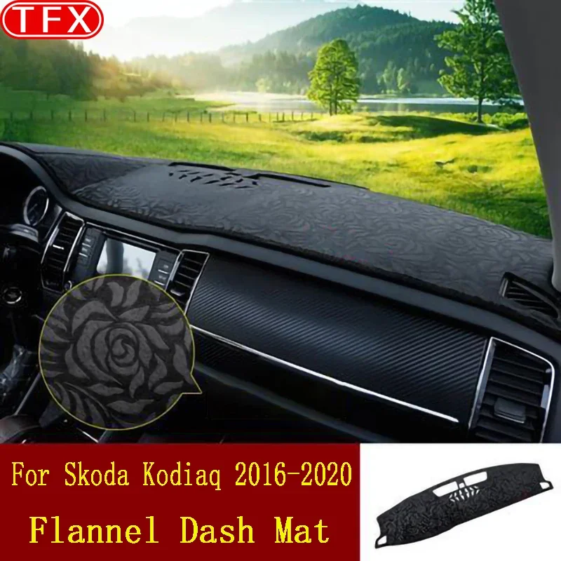 Flannel Car Dashmat For Skoda Kodiaq 2016-2020 Anti-Slip Mat Dashboard Cover Pad Sunshade Protect Carpet Anti-Uv Accessories
Flannel Car Dashmat For Skoda Kodiaq 2016-2020 Anti-Slip Mat Dashboard Cover Pad Sunshade Protect Carpet Anti-Uv Accessories