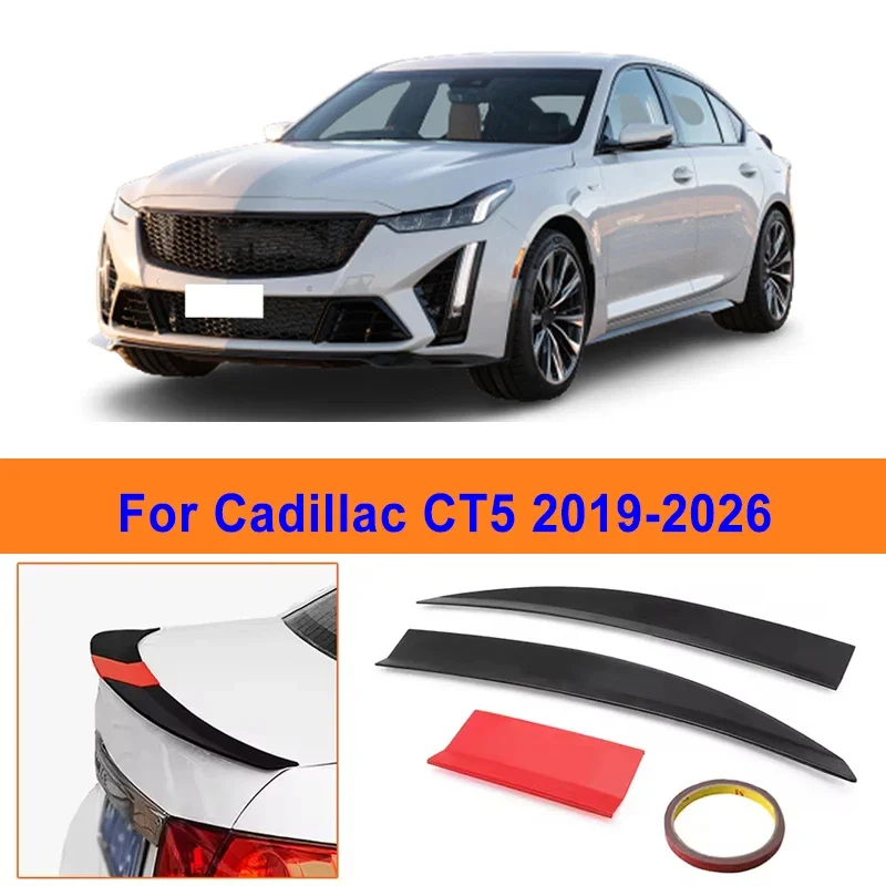 For Cadillac CT5 2019-2026 3-Section ABS Rear Trunk Spoiler 115-125cm Adjustable Sports Decor Top Wing Car Exterior Parts
For Cadillac CT5 2019-2026 3-Section ABS Rear Trunk Spoiler 115-125cm Adjustable Sports Decor Top Wing Car Exterior Parts