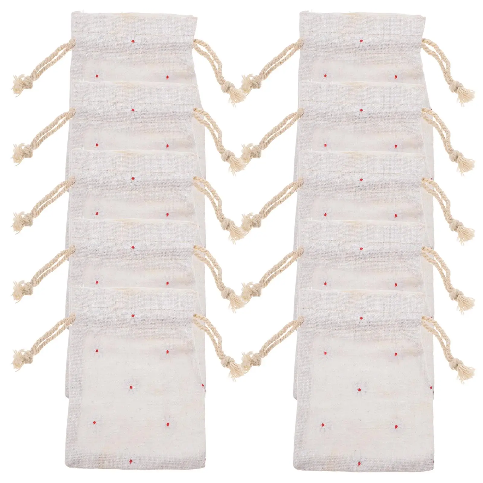 20pcs Multifunctional Small Linen Bags Burlap Drawstring Bag Gift Jewelry Pouch for Wedding Party 9 * 12cm (White Daisy Pattern)
20pcs Multifunctional Small Linen Bags Burlap Drawstring Bag Gift Jewelry Pouch for Wedding Party 9 * 12cm (White Daisy Pattern)