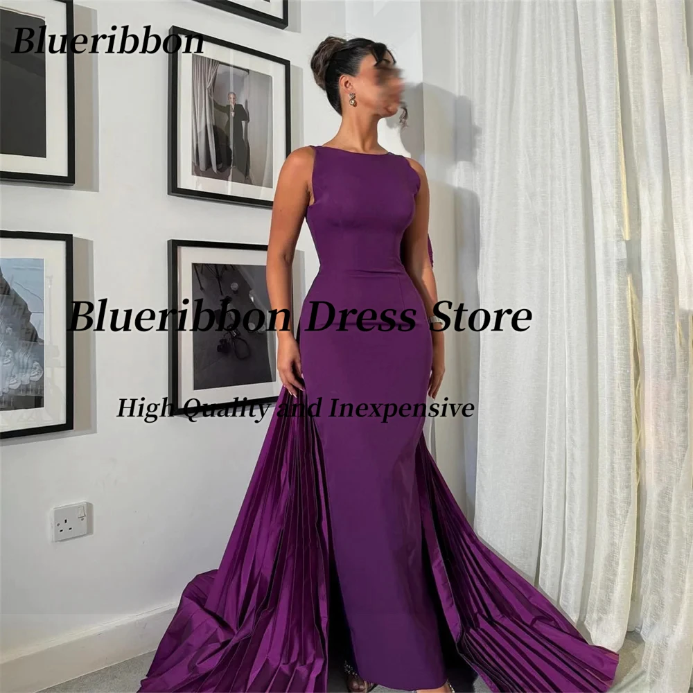 Blueribbon Saudi Arabia Prom Dresses with Big Bow Pleats Long Train Vestidos Des Noches Customized Open Back Evening Party Dress
Blueribbon Saudi Arabia Prom Dresses with Big Bow Pleats Long Train Vestidos Des Noches Customized Open Back Evening Party Dress