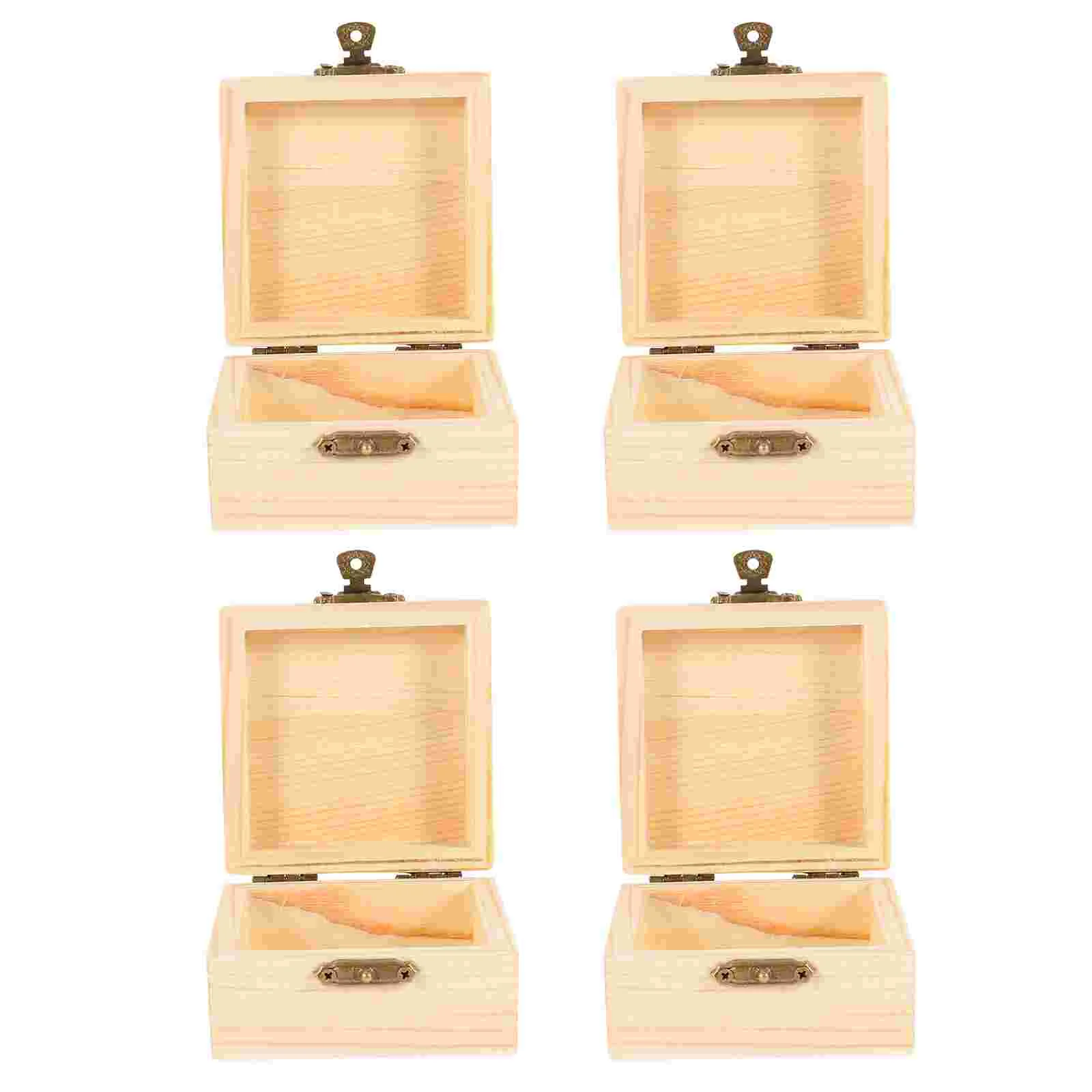 4 Pcs Packaging Storage Wooden Box Jewelry Case Treasure Chest Shirt Boxes for Presents Necklace
4 Pcs Packaging Storage Wooden Box Jewelry Case Treasure Chest Shirt Boxes for Presents Necklace