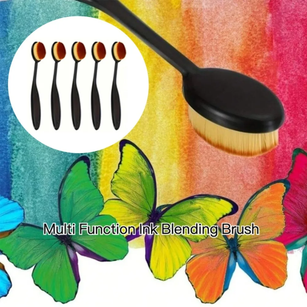 Multi Function Ink Blending Brush Set with Flat Precision Heads Large Oval Loose Powder Brush Black Handle Artist Craft DIY Pen
Multi Function Ink Blending Brush Set with Flat Precision Heads Large Oval Loose Powder Brush Black Handle Artist Craft DIY Pen