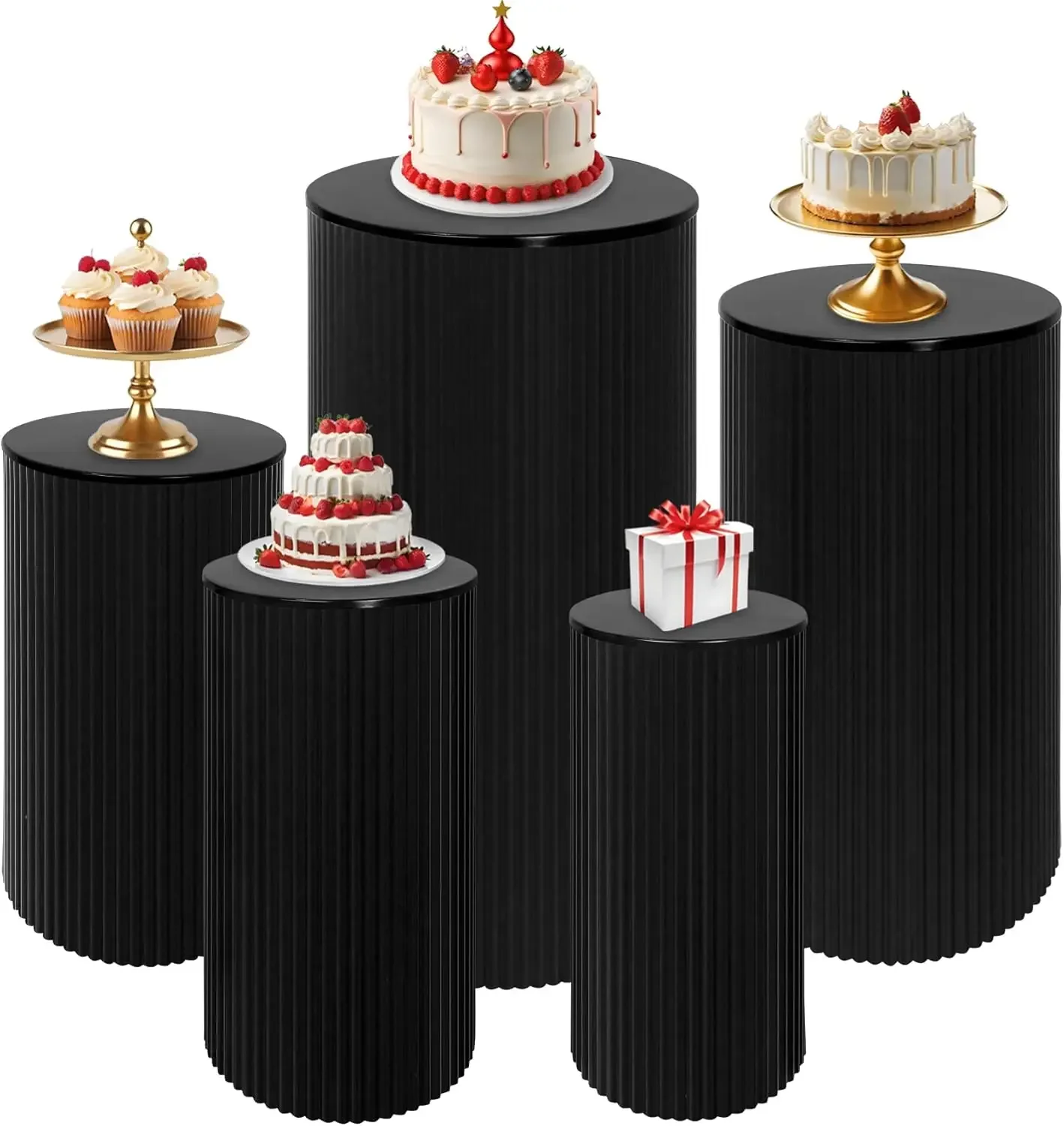 Metal Cylinder Pleated Stands For Party Wedding Birthday Event Flower Plant Cake Display
Metal Cylinder Pleated Stands For Party Wedding Birthday Event Flower Plant Cake Display