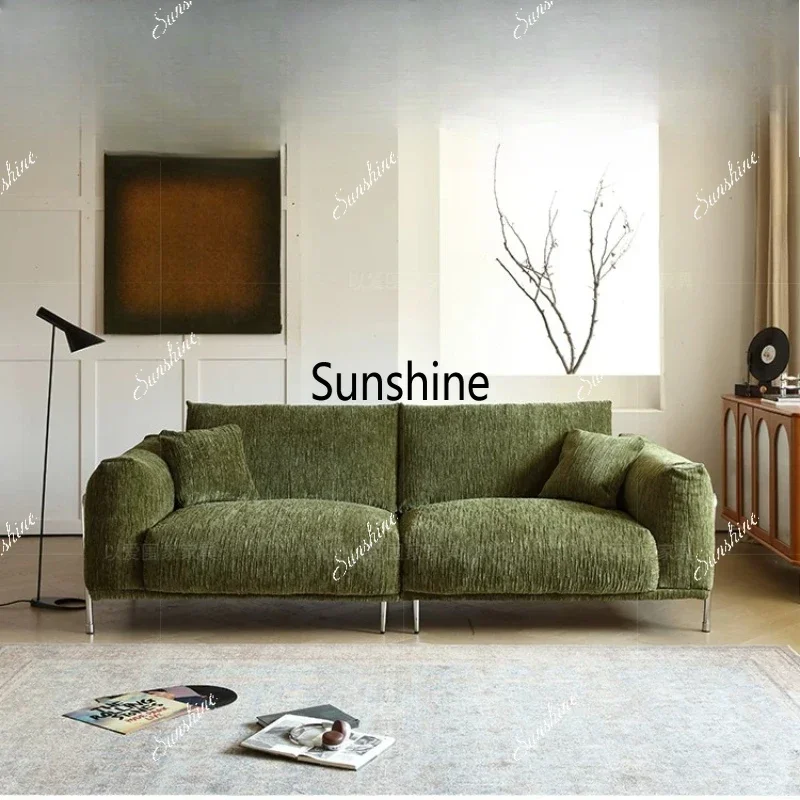Medieval small apartment straight row fabric chenille sofa
Medieval small apartment straight row fabric chenille sofa
