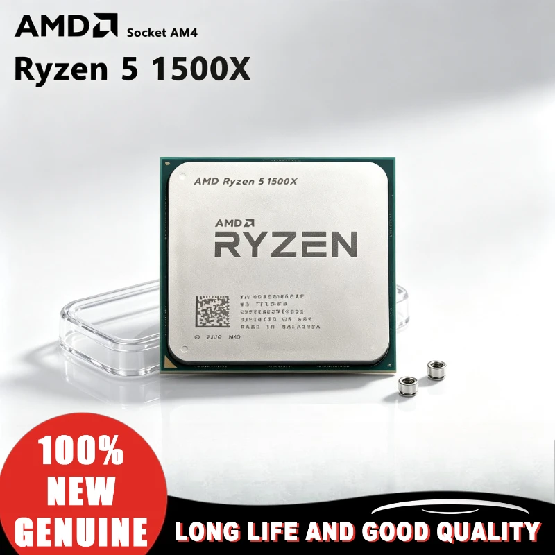 AMD Ryzen 5 1500X Socket AM4 YD150XBBM4GAE CPU Processor 3.5 GHz 4 cores 8 threads L3=16M 65W 100% Brand New Original R5 1500X
AMD Ryzen 5 1500X Socket AM4 YD150XBBM4GAE CPU Processor 3.5 GHz 4 cores 8 threads L3=16M 65W 100% Brand New Original R5 1500X