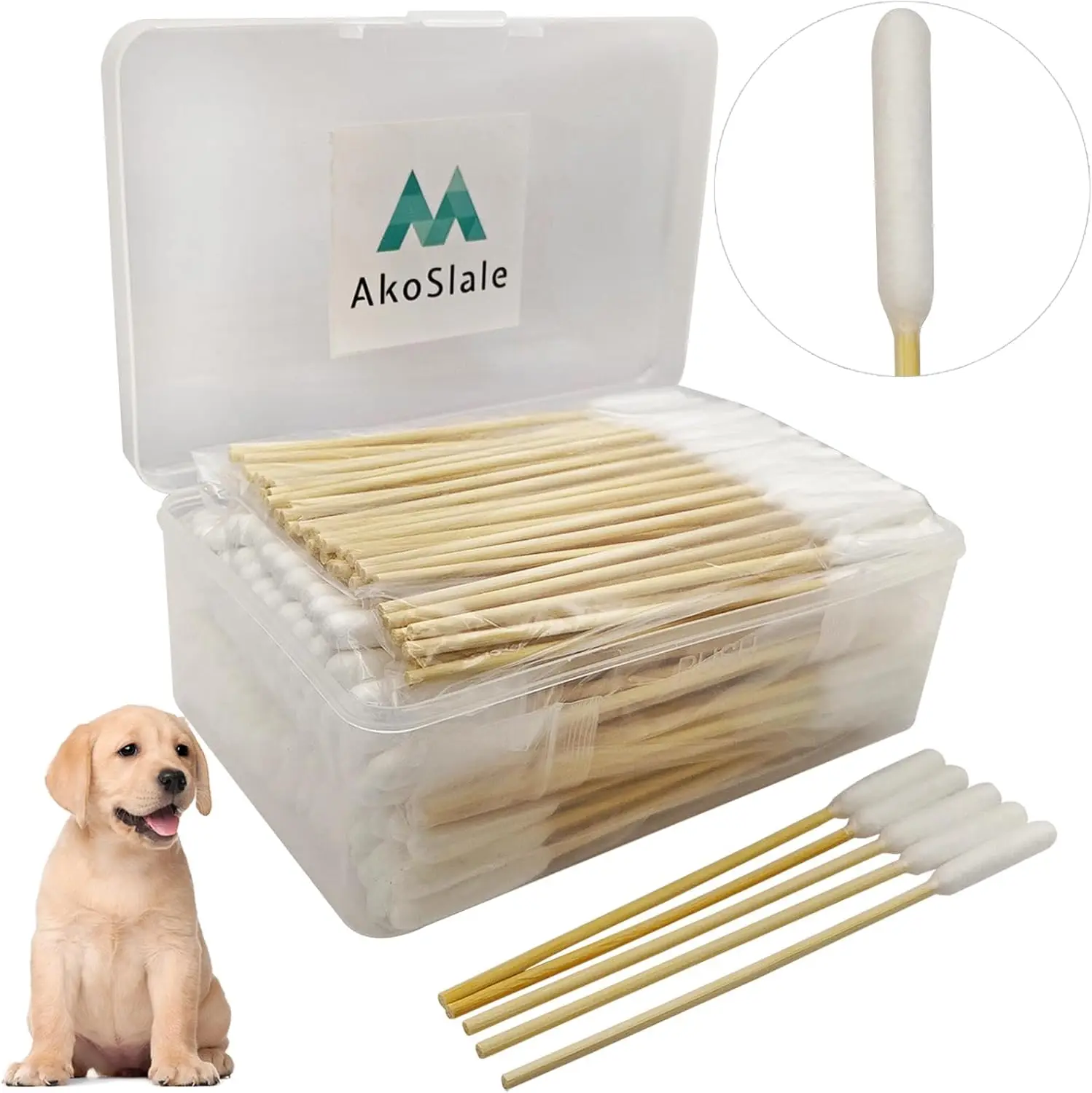 200 Pet Ear Cleaning Swabs, 6 Inch Extra Long Bamboo Handle, Lint-Free Cotton for Dogs, Safe Ear Wax Removal, Grooming Value Pack
200 Pet Ear Cleaning Swabs, 6 Inch Extra Long Bamboo Handle, Lint-Free Cotton for Dogs, Safe Ear Wax Removal, Grooming Value Pack