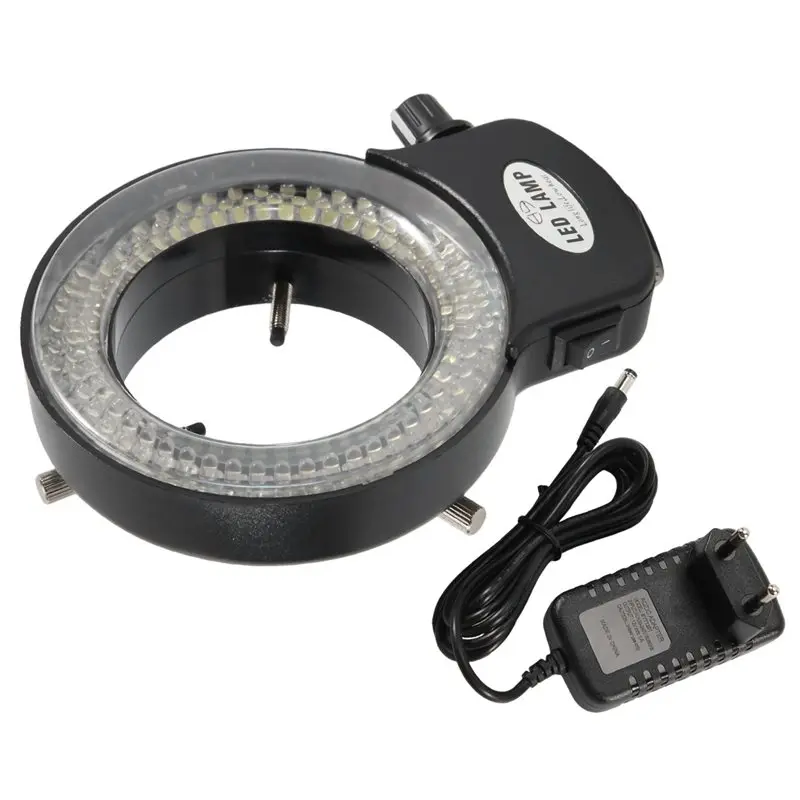A67P-Microscope Light- Ring Light Adjustable 144 Lamp Beads LED Light Source Industrial Microscope Ring Illuminator -EU Plug
A67P-Microscope Light- Ring Light Adjustable 144 Lamp Beads LED Light Source Industrial Microscope Ring Illuminator -EU Plug