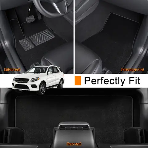 Custom car floor mat for Mercedes-Benz GLE 350/ML 2012-2019 (W166) Carpet Cover Waterproof Non-slip Protector Accessories parts