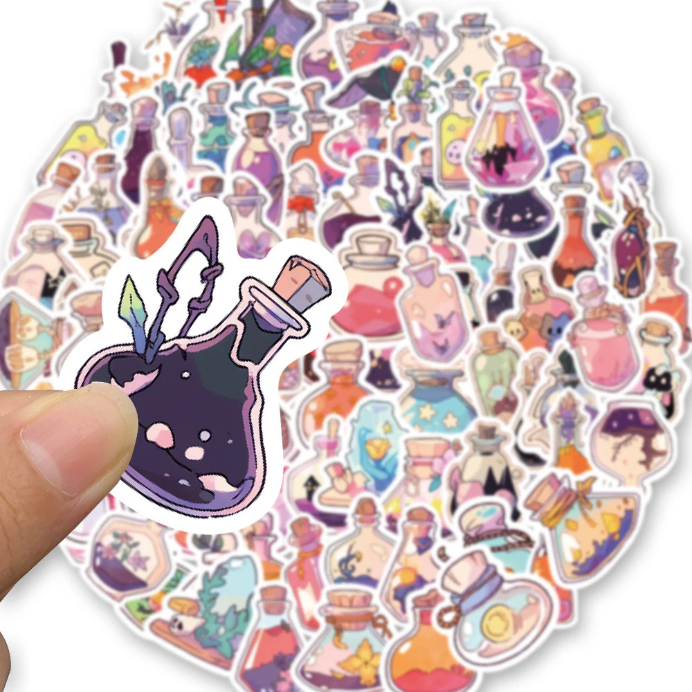 10/30/50/100pcs Colorful Magic Potion Cartoon Stickers Girls Drink Aesthetics Decal Diary Scrapbooking Water Bottle Sticker Toys
10/30/50/100pcs Colorful Magic Potion Cartoon Stickers Girls Drink Aesthetics Decal Diary Scrapbooking Water Bottle Sticker Toys